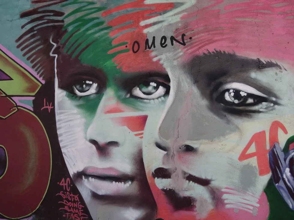 Street Graffit Women's Painting Acrylic Canvas Pop Panel Numeric Art  Portrait