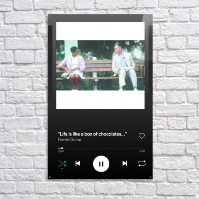 Spotify Personalized Album Cover Music Player Print Wall Art – SF