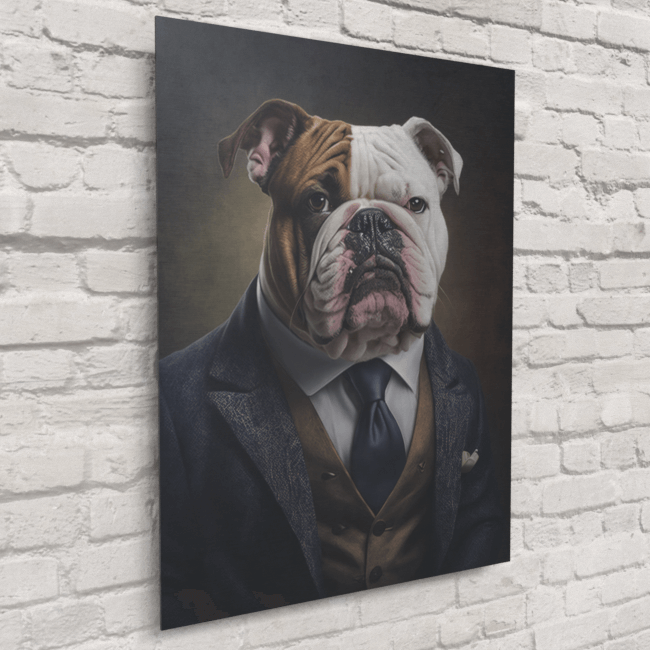 Furry Fashionistas27_Brawny Bulldog_Brushed_Metal