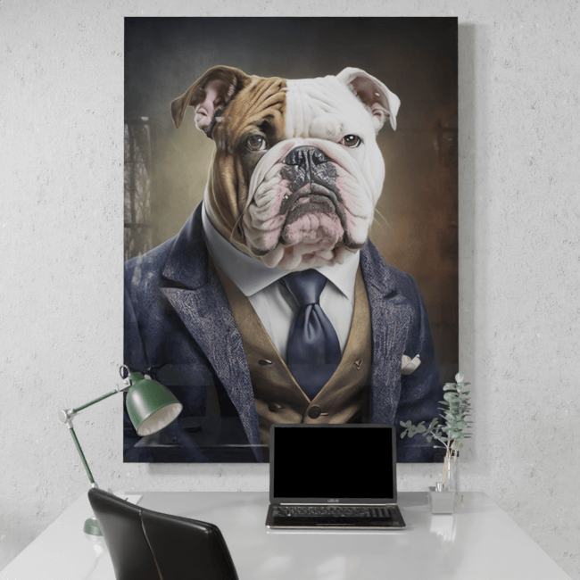 Brawny Bulldog - Acrylic Prints, Photos Prints on Metal and Canvas