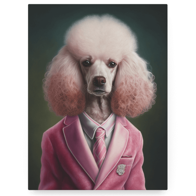 Pretty Poodle Acrylic Prints Photos Prints On Metal And Canvas 