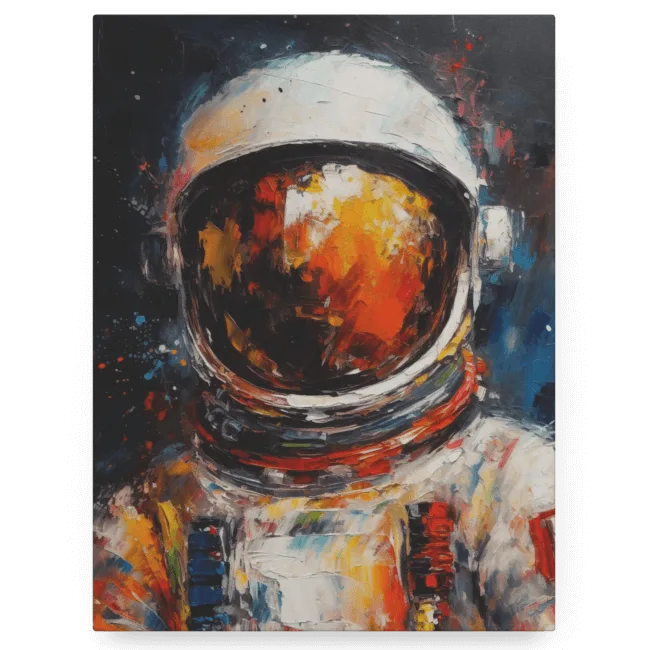 Astronaut in Paint